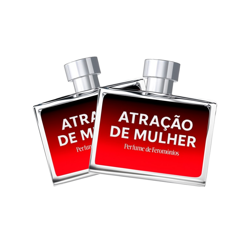 2 Perfumes Atração de Mulher 25ml